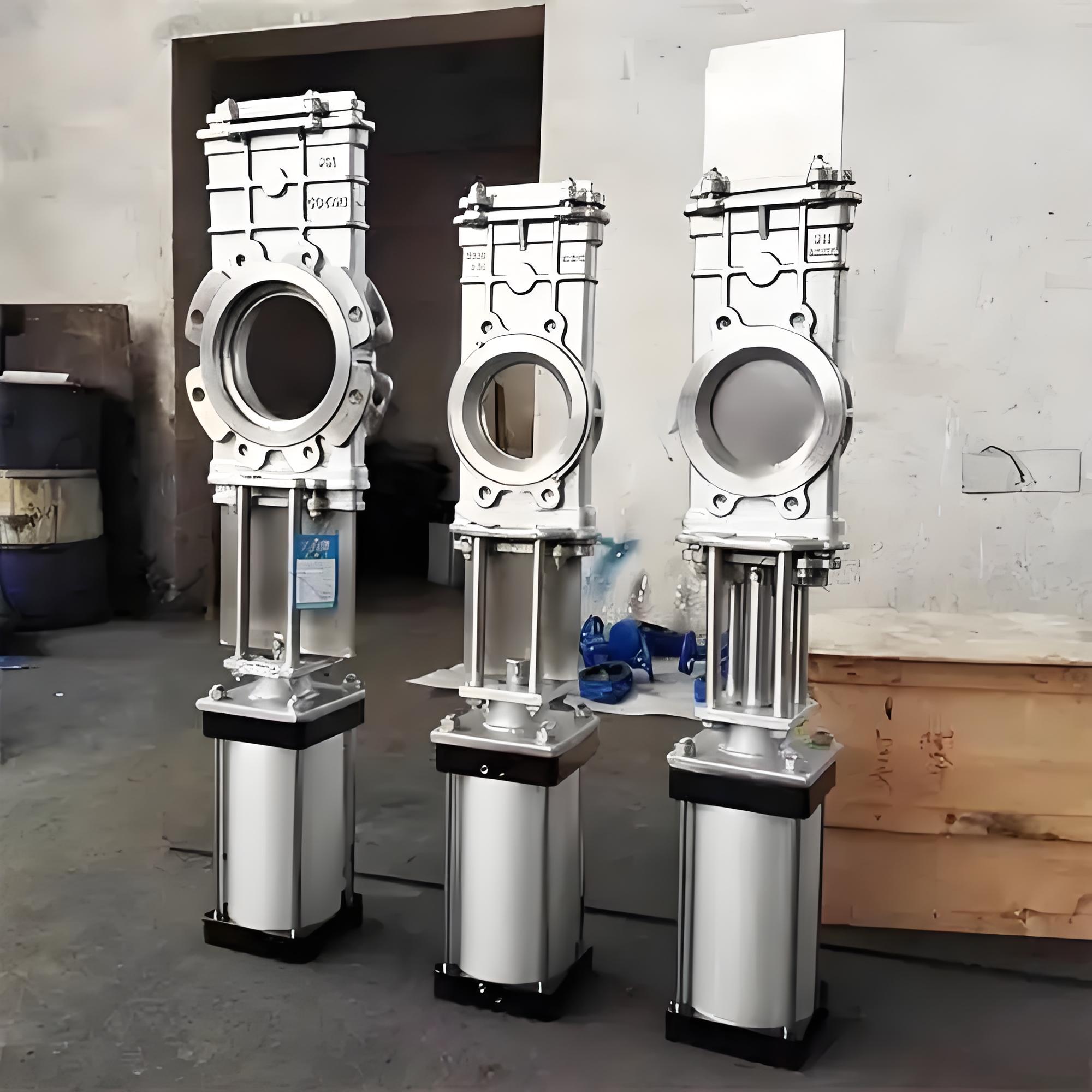 氣(qi)動(dòng)穿透式(shi)插闆閥